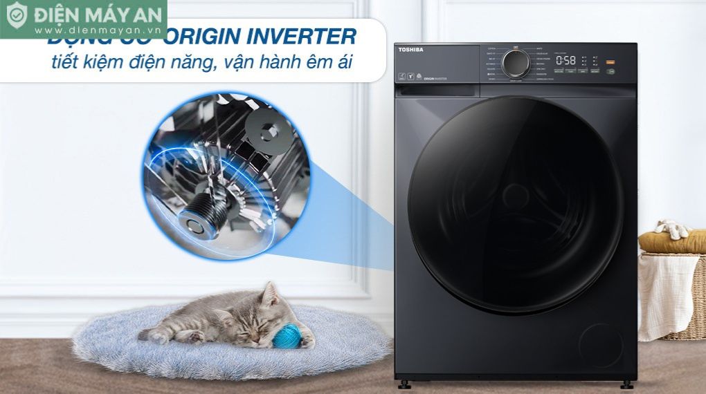 Máy Giặt Toshiba Inverter 9.5 Kg TW-T21BU105UWV(MG)
